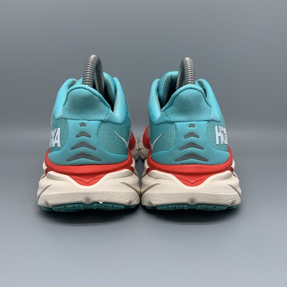 Hoka One Clifton 8 Blue Road Running Shoes Women’s Sz 8B - Picture 3 of 10